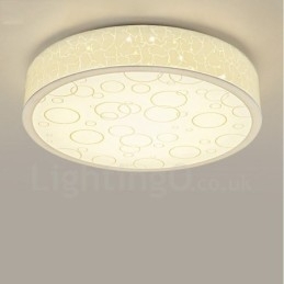 Designer Touch Decorative Modern Contemporary Integrated Metal Flush Mount Light