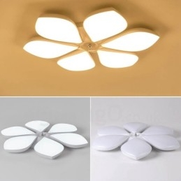 Designer Touch Decorative 6 Light Modern Contemporary Integrated Metal Flush Mount Light