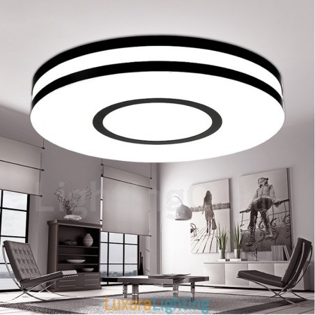 Designer Touch Decorative Modern Contemporary Integrated Metal Flush Mount Light