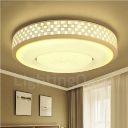 Designer Touch Decorative Modern Contemporary Integrated Metal Flush Mount Light