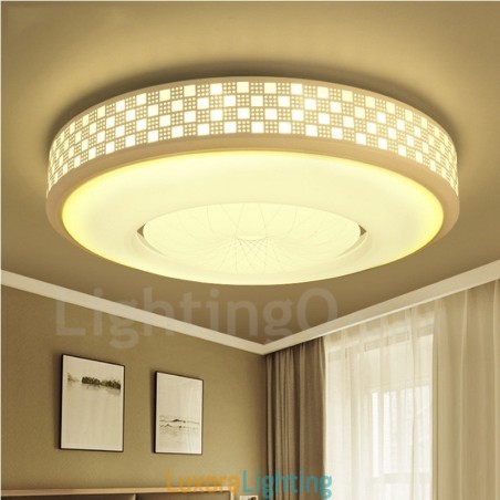 Designer Touch Decorative Modern Contemporary Integrated Metal Flush Mount Light