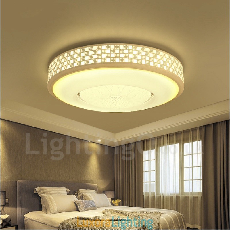 Designer Touch Decorative Modern Contemporary Integrated Metal Flush Mount Light