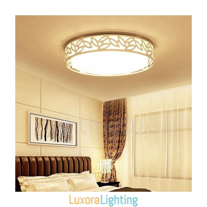 Designer Touch Decorative Modern Contemporary Integrated Metal Flush Mount Light