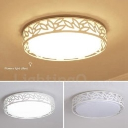 Designer Touch Decorative Modern Contemporary Integrated Metal Flush Mount Light