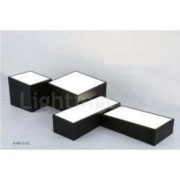 Designer Touch Decorative Modern Contemporary Integrated Metal Flush Mount Light