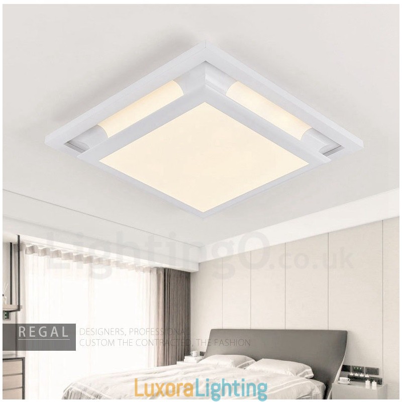 Designer Touch Decorative Modern Contemporary Integrated Metal Flush Mount Light