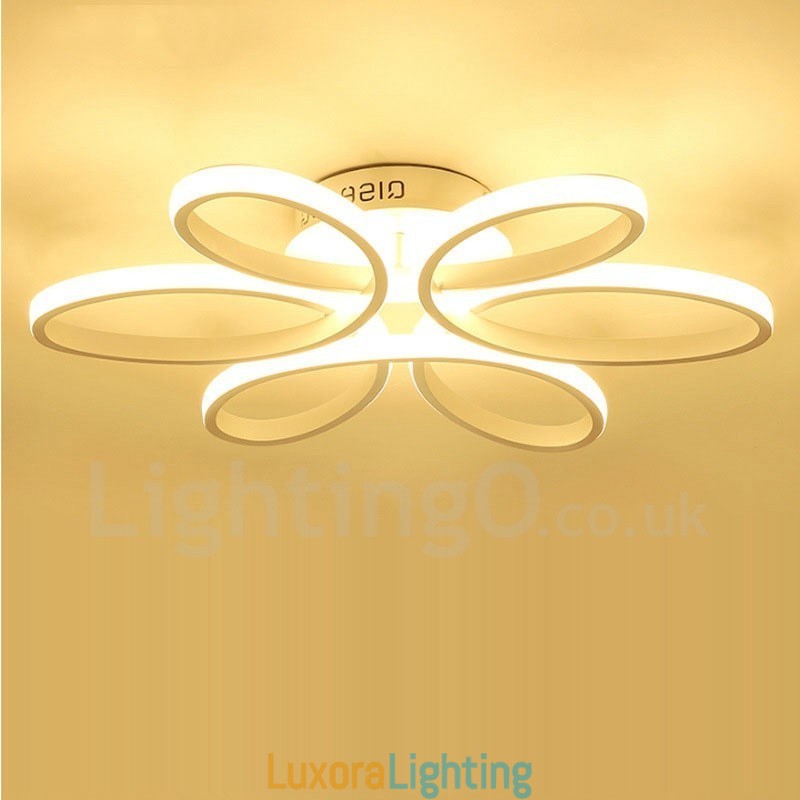 Designer Touch Decorative Modern Contemporary Integrated Flush Mount Light