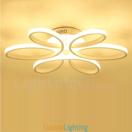 Designer Touch Decorative Modern Contemporary Integrated Flush Mount Light