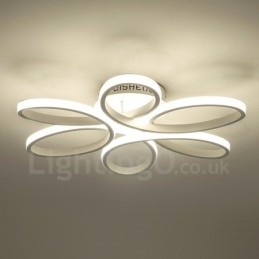 Designer Touch Decorative Modern Contemporary Integrated Flush Mount Light
