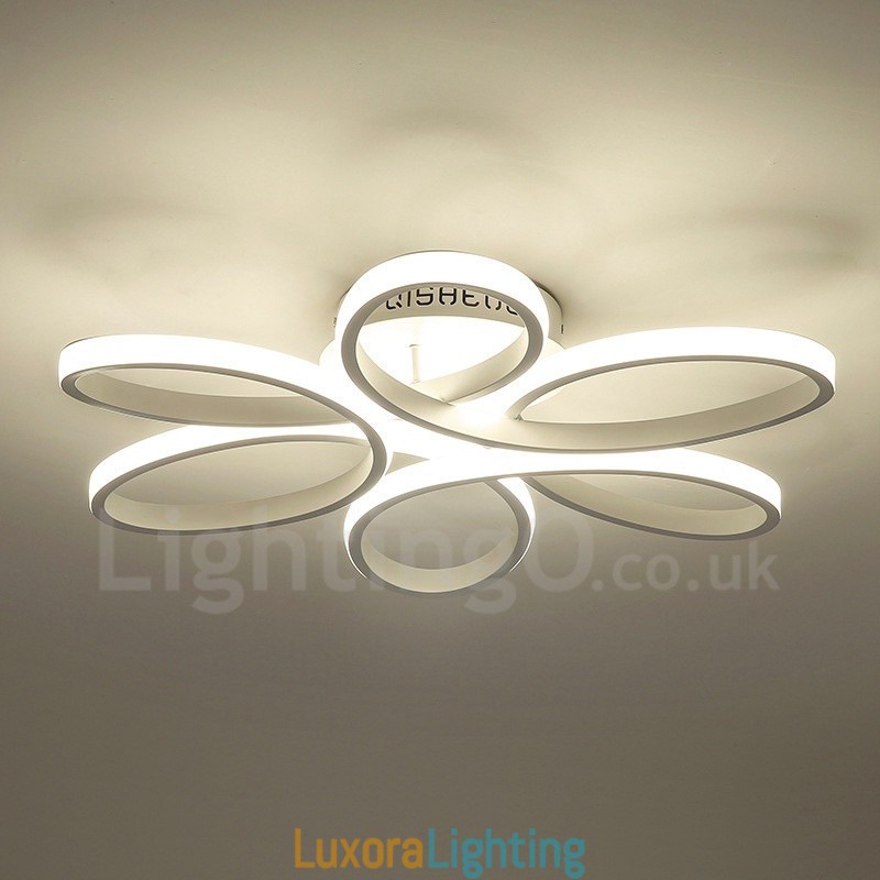 Designer Touch Decorative Modern Contemporary Integrated Flush Mount Light