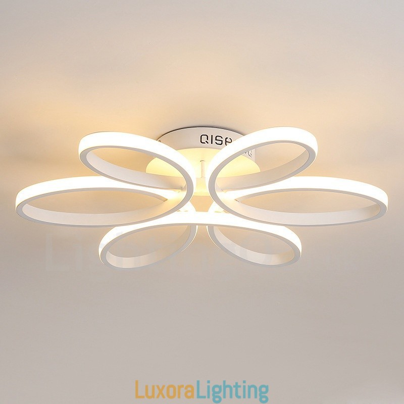 Designer Touch Decorative Modern Contemporary Integrated Flush Mount Light