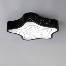 Designer Touch Decorative Modern Contemporary Integrated Metal Flush Mount Light