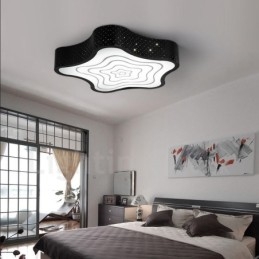 Designer Touch Decorative Modern Contemporary Integrated Metal Flush Mount Light