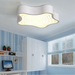Designer Touch Decorative Modern Contemporary Integrated Metal Flush Mount Light