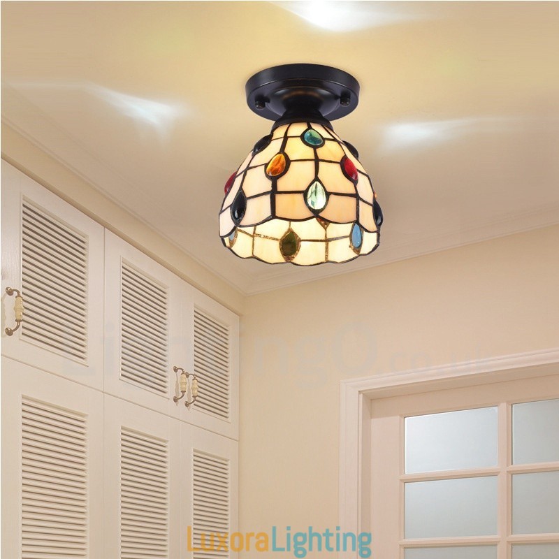 Designer Touch Decorative Mediterranean Style Integrated Flush Mount Light
