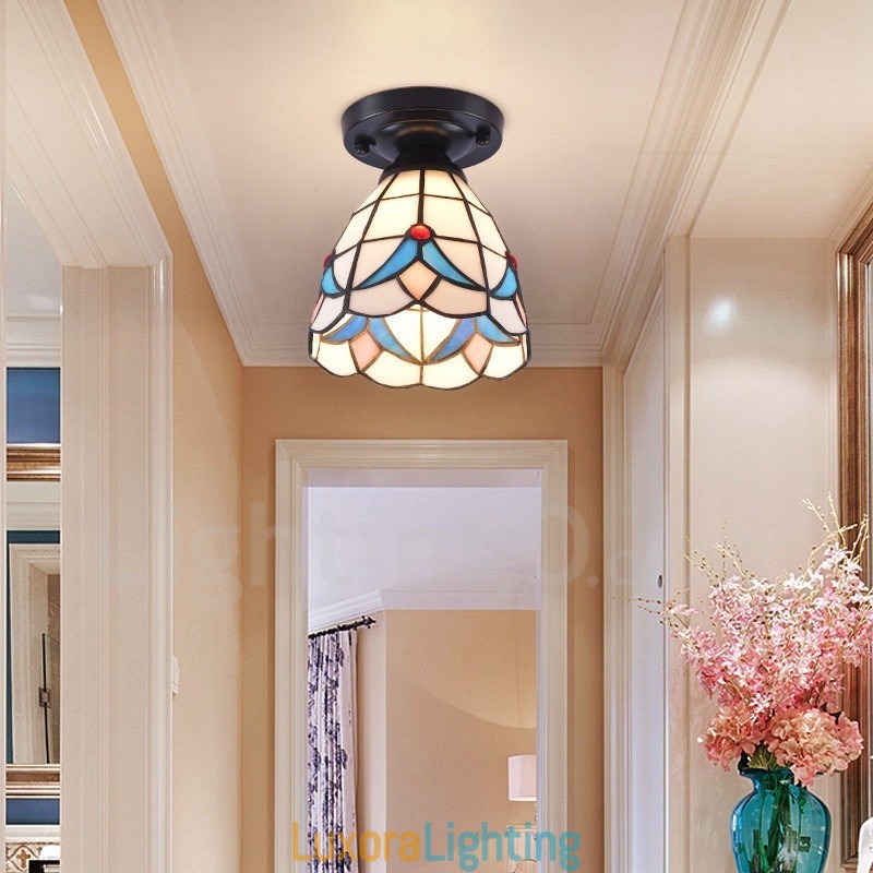 Designer Touch Decorative Mediterranean Style Integrated Flush Mount Light