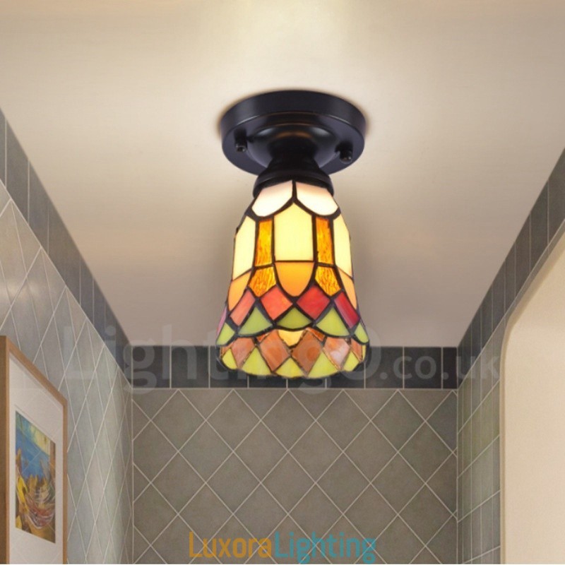 Designer Touch Decorative Mediterranean Style Integrated Flush Mount Light