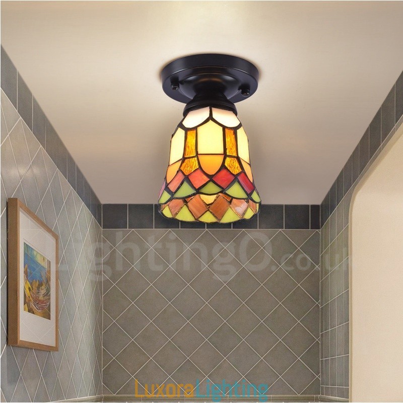 Designer Touch Decorative Mediterranean Style Integrated Flush Mount Light