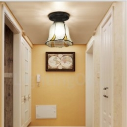 Designer Touch Decorative Mediterranean Style Integrated Flush Mount Light
