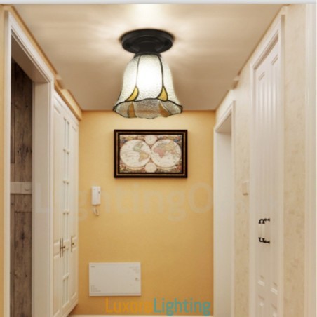 Designer Touch Decorative Mediterranean Style Integrated Flush Mount Light
