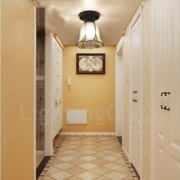 Designer Touch Decorative Mediterranean Style Integrated Flush Mount Light