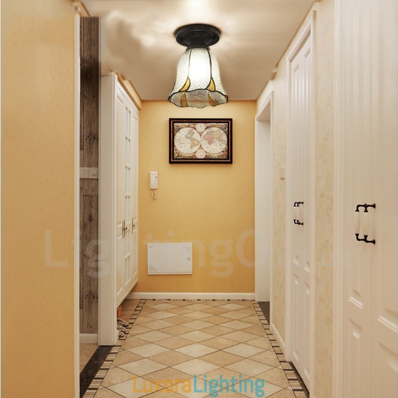 Designer Touch Decorative Mediterranean Style Integrated Flush Mount Light