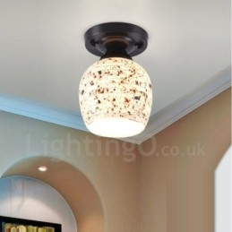 Designer Touch Decorative Mediterranean Style Integrated Flush Mount Light