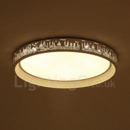 Designer Touch Decorative Modern Contemporary Integrated Metal Flush Mount Light