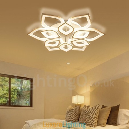 Designer Touch Decorative 12 Light Modern Contemporary Integrated Flush Mount Light