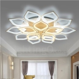 Designer Touch Decorative 15 Light Modern Contemporary Integrated Flush Mount Light