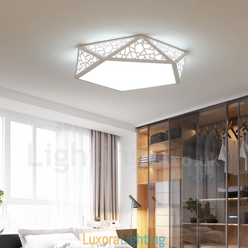 Designer Touch Decorative Modern Contemporary Integrated Flush Mount Light