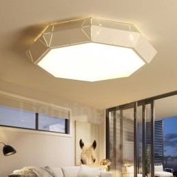 Designer Touch Decorative Modern Contemporary Integrated Metal Flush Mount Light