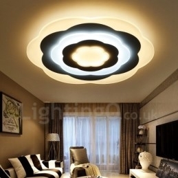 Designer Touch Decorative Modern Contemporary Integrated Flush Mount Light