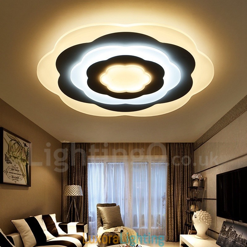 Designer Touch Decorative Modern Contemporary Integrated Flush Mount Light