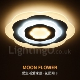 Designer Touch Decorative Modern Contemporary Integrated Flush Mount Light