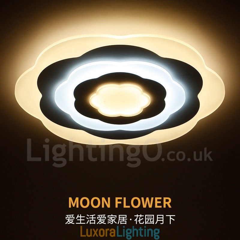 Designer Touch Decorative Modern Contemporary Integrated Flush Mount Light