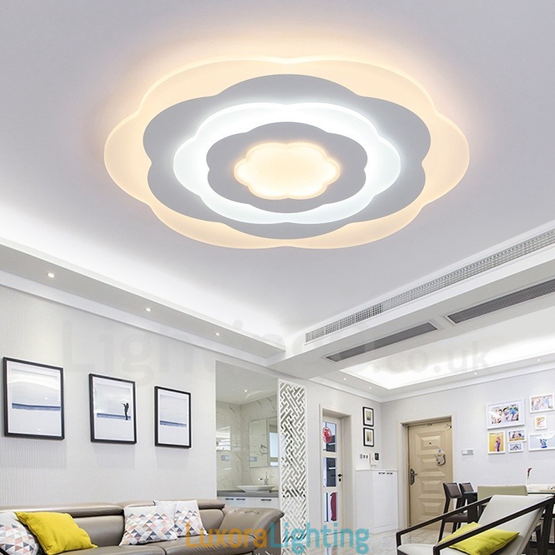 Designer Touch Decorative Modern Contemporary Integrated Flush Mount Light