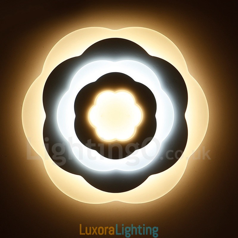 Designer Touch Decorative Modern Contemporary Integrated Flush Mount Light