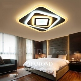 Designer Touch Decorative Modern Contemporary Integrated Flush Mount Light