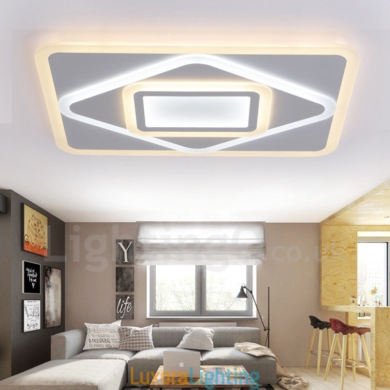 Designer Touch Decorative Modern Contemporary Integrated Flush Mount Light