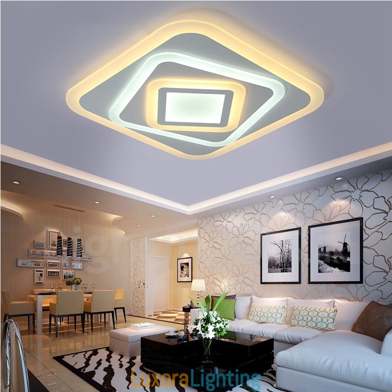 Designer Touch Decorative Modern Contemporary Integrated Flush Mount Light