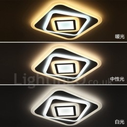 Designer Touch Decorative Modern Contemporary Integrated Flush Mount Light