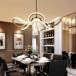 Designer Touch Decorative Modern Contemporary Integrated Metal Flush Mount Light