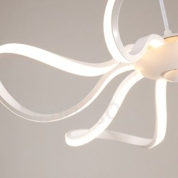 Designer Touch Decorative Modern Contemporary Integrated Metal Flush Mount Light