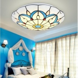 Designer Touch Decorative Rustic Lodge Integrated Flush Mount Light