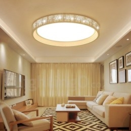 Designer Touch Decorative Modern Contemporary Integrated Metal Flush Mount Light