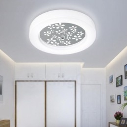 Designer Touch Decorative Modern Contemporary Integrated Metal Flush Mount Light