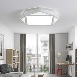 Designer Touch Decorative Modern Contemporary Integrated Metal Flush Mount Light