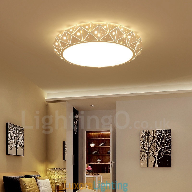 Designer Touch Decorative Modern Contemporary Integrated Flush Mount Light