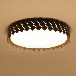 Designer Touch Decorative Modern Contemporary Integrated Metal Flush Mount Light